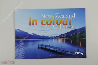 Календарь. Новая Зеландия. 2014 г. New Zeland in colour Calendar 2014 (Б10561)